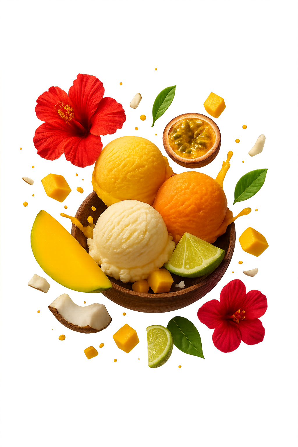 Glace artisanale de Martinique
